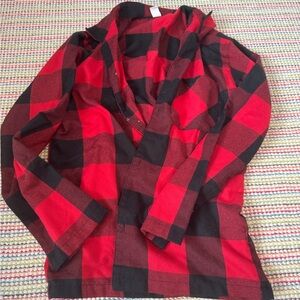 Old Navy- Red and Black Plaid Xmas Pjs! Kids XL (14-16)